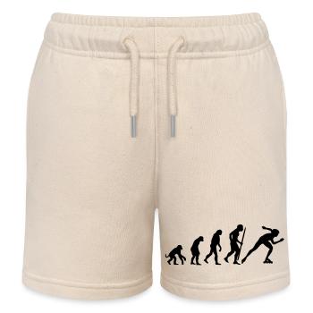 Evolution of inline speed skating - Kinder Organic Joggingshorts Mini Bolter von Stanley/Stella - Natur - Vorne