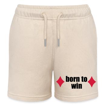 jouer au poker - Short de jogging enfant bio Stanley/Stella - écru doux - Devant