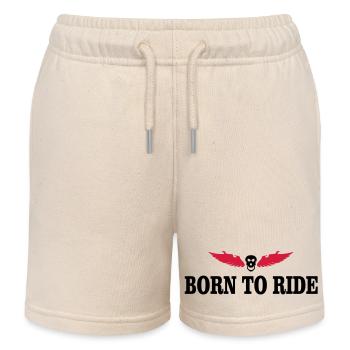 biker - Kids Organic Sweat Shorts by Stanley/Stella - soft Ecru - Front