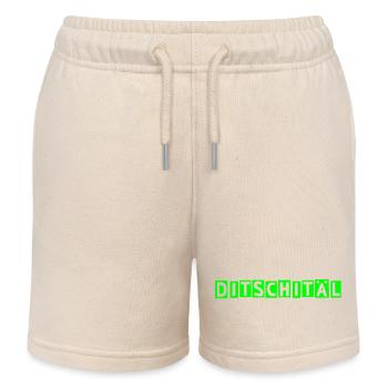 Ditschitäl! TShirts für Nerds & Digitalisierung - Kinder Organic Joggingshorts Mini Bolter von Stanley/Stella - Natur - Vorne