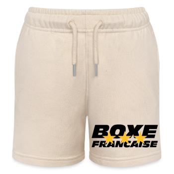 Boxe Francaise - Short de jogging enfant bio Stanley/Stella - écru doux - Devant