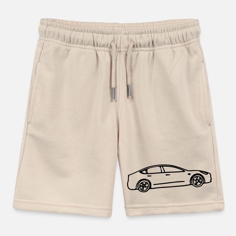 Drawn model 3 Kids Organic Sweat Shorts by Stanley/Stella