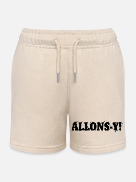 Allons-y! - Kinder sweatshort biologisch Stanley/Stella - zacht ecru