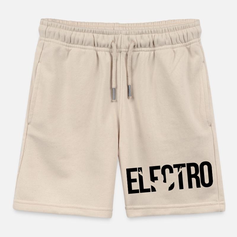 electro Kids Organic Sweat Shorts by Stanley/Stella