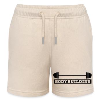 Hantel - Kinder Organic Joggingshorts Mini Bolter von Stanley/Stella - Natur - Vorne