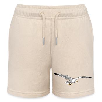 fliegende moewe urlaub fliegen - Kinder Organic Joggingshorts Mini Bolter von Stanley/Stella - Natur - Vorne