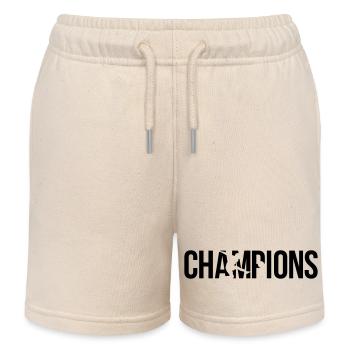 Meister - Kinder Organic Joggingshorts Mini Bolter von Stanley/Stella - Natur - Vorne