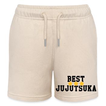Jiu Jitsu / Jujutsu / Jiujitsu / Art Martial - Short de jogging enfant bio Stanley/Stella - écru doux - Devant