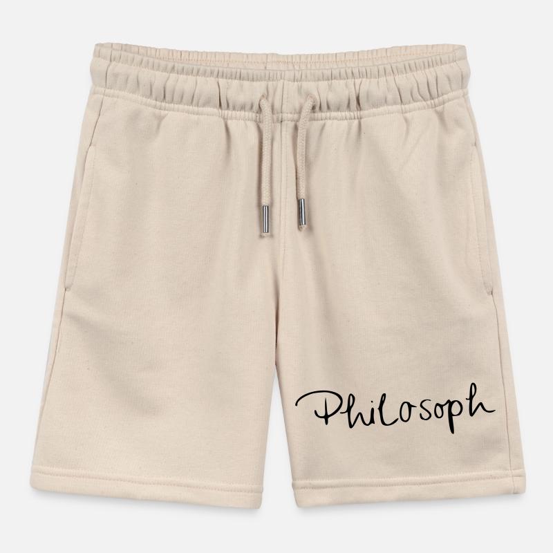 philosopher Kids Organic Sweat Shorts by Stanley/Stella