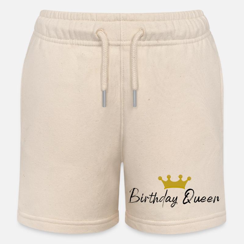 Fête d'anniversaire - Short de jogging enfant bio Stanley/Stella - écru doux