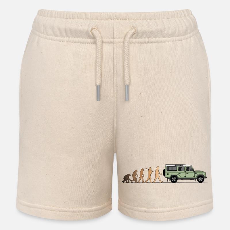 Defender Evolution 110 Farbe - Kinder Organic Joggingshorts Mini Bolter von Stanley/Stella - Natur