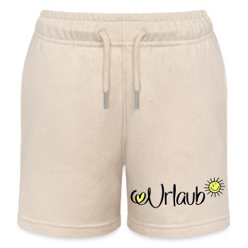 Urlaub in der Sonne - Kinder Organic Joggingshorts Mini Bolter von Stanley/Stella - Natur - Vorne