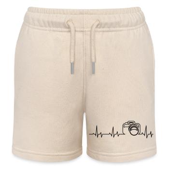 Life Line Photography - Kids Organic Sweat Shorts by Stanley/Stella - soft Ecru - Front