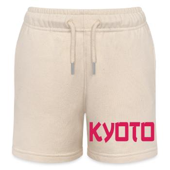 Kyoto Kunstmotiv - Kinder Organic Joggingshorts Mini Bolter von Stanley/Stella - Natur - Vorne
