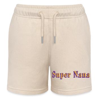 super nana - Short de jogging enfant bio Stanley/Stella - écru doux - Devant