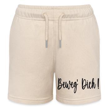 BEWEG DICH MOTIVATION SPRÜCHE - ERFOLG - SPORT - Kinder Organic Joggingshorts Mini Bolter von Stanley/Stella - Natur - Vorne