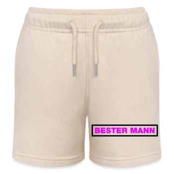 Bester Mann - Kinder Organic Joggingshorts Mini Bolter von Stanley/Stella - Natur - Vorne