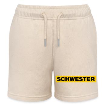 Schwester - Kinder Organic Joggingshorts Mini Bolter von Stanley/Stella - Natur - Vorne