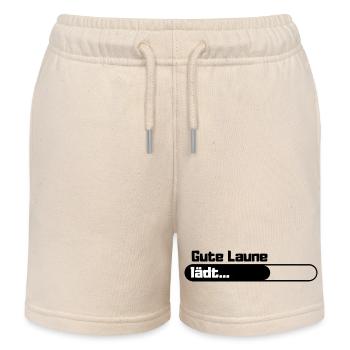 Gute Laune lädt - Kinder Organic Joggingshorts Mini Bolter von Stanley/Stella - Natur - Vorne