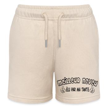 BESTER Neffe - Kinder Organic Joggingshorts Mini Bolter von Stanley/Stella - Natur - Vorne