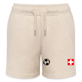 Switzerland - Kids Organic Sweat Shorts by Stanley/Stella - soft Ecru - Front