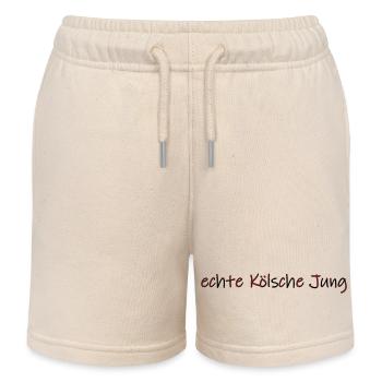 echte Kölsche Jung - Kinder Organic Joggingshorts Mini Bolter von Stanley/Stella - Natur - Vorne