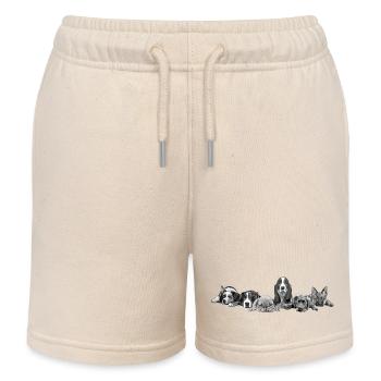 Canine - Short de jogging enfant bio Stanley/Stella - écru doux - Devant