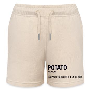POTATO Kartoffel - Kinder Organic Joggingshorts Mini Bolter von Stanley/Stella - Natur - Vorne