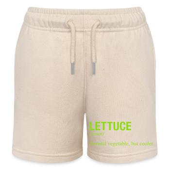 LETTUCE - Kinder Organic Joggingshorts Mini Bolter von Stanley/Stella - Natur - Vorne