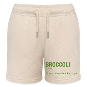BROCCOLI Brokkoli - Kinder Organic Joggingshorts Mini Bolter von Stanley/Stella - Natur - Vorne