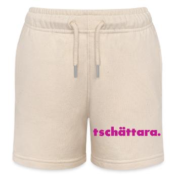 Tschättara. - Kids Organic Sweat Shorts by Stanley/Stella - soft Ecru - Front