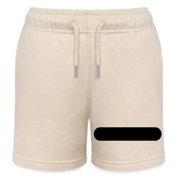 Button - Kids Organic Sweat Shorts by Stanley/Stella - soft Ecru - Front