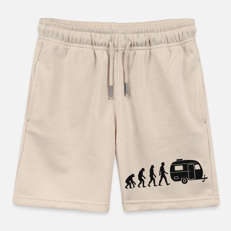 Evolution Wohnwagen Camper Kinder Organic Joggingshorts Mini Bolter von Stanley/Stella