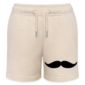 Moustache de morse - Short de jogging enfant bio Stanley/Stella - écru doux - Devant