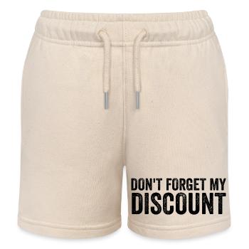 N’oubliez pas ma réduction pour les hommes plus âgés - Short de jogging enfant bio Stanley/Stella - écru doux - Devant