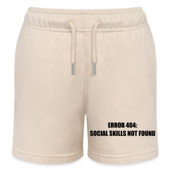 Erreur 404 Compétences Sociales Absentes - Short de jogging enfant bio Stanley/Stella - écru doux - Devant