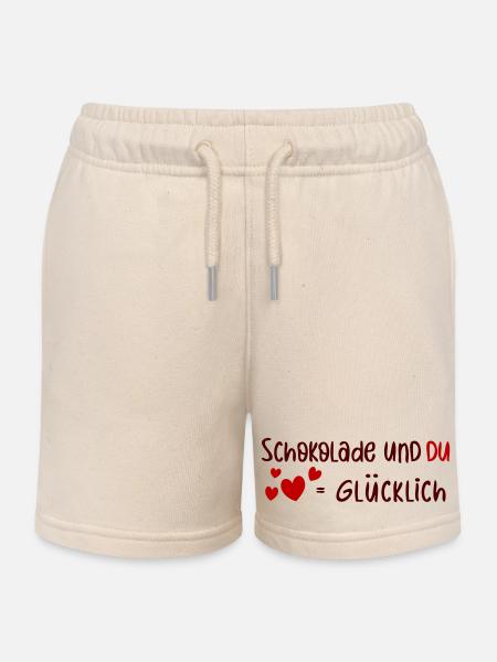 Schokolade und Du   - Kinder Organic Joggingshorts Mini Bolter von Stanley/Stella - Natur