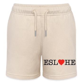 Eslohe - Short de jogging enfant bio Stanley/Stella - écru doux - Devant