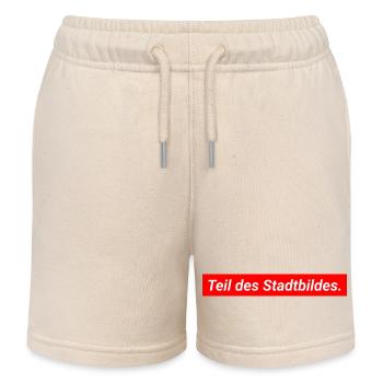 Teil des Stadtbildes Demokratie Merz Aussage - Kinder Organic Joggingshorts Mini Bolter von Stanley/Stella - Natur - Vorne