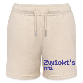 Zwickt's mi - Austropop - Kinder Organic Joggingshorts Mini Bolter von Stanley/Stella - Natur - Vorne