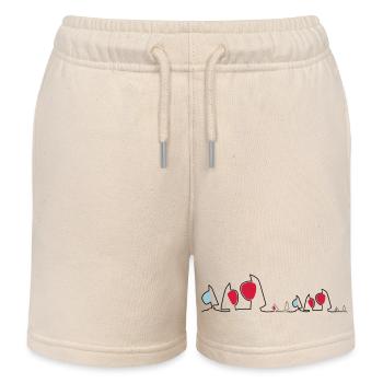 Regatta Skyline Segelboote Segeln Segelsport Boote - Kinder Organic Joggingshorts Mini Bolter von Stanley/Stella - Natur - Vorne