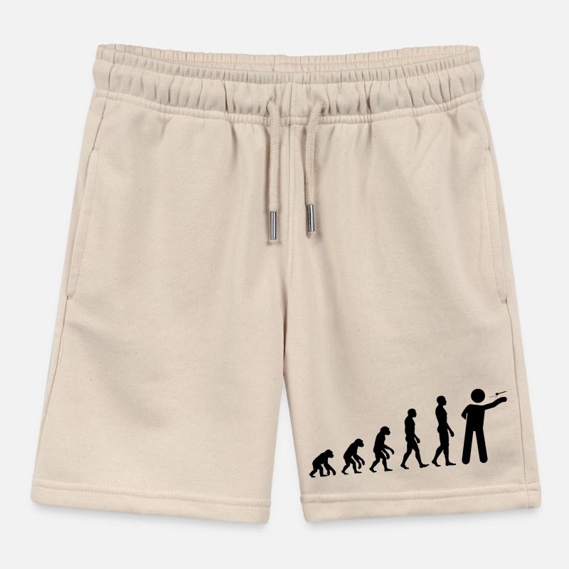Évolution des fléchettes, forme finale, cent quatre-vingts Short de jogging enfant bio Stanley/Stella