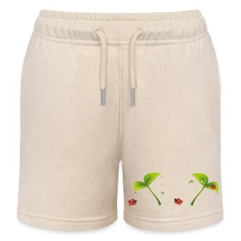 Ladybird - Kids Organic Sweat Shorts by Stanley/Stella - soft Ecru - Front