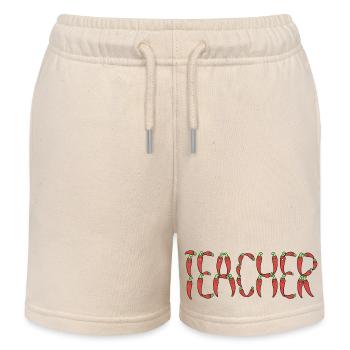 Professeur de chili - Short de jogging enfant bio Stanley/Stella - écru doux - Devant