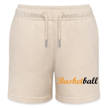 Basketball / Basketball / Basktet-Ball / Sport - Kinder Organic Joggingshorts Mini Bolter von Stanley/Stella - Natur - Vorne
