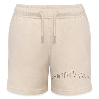 Austin skyline outline - Kids Organic Sweat Shorts by Stanley/Stella - soft Ecru - Front