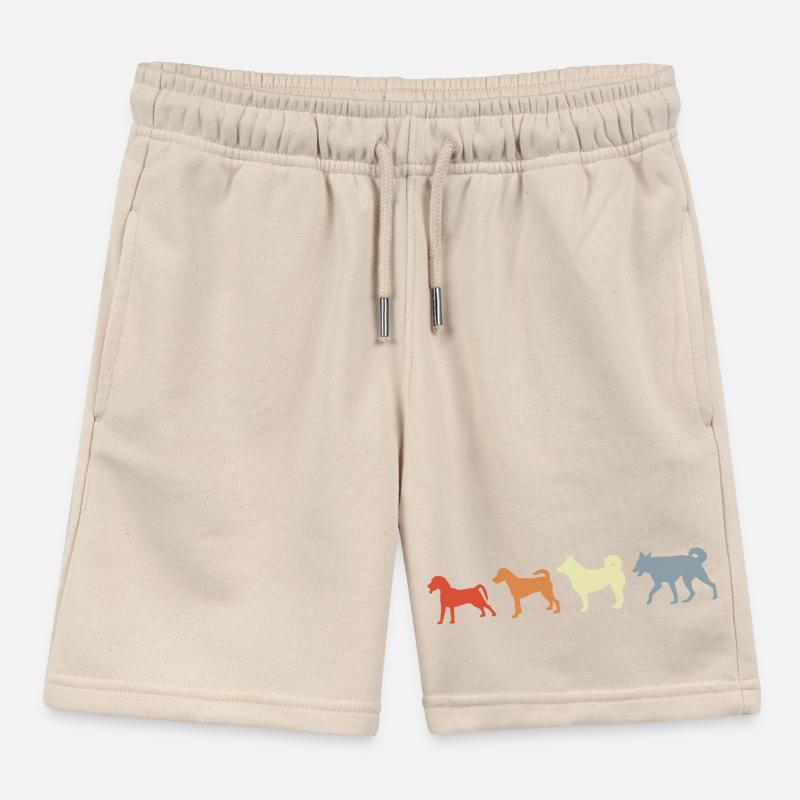 Évolution canine vintage Short de jogging enfant bio Stanley/Stella