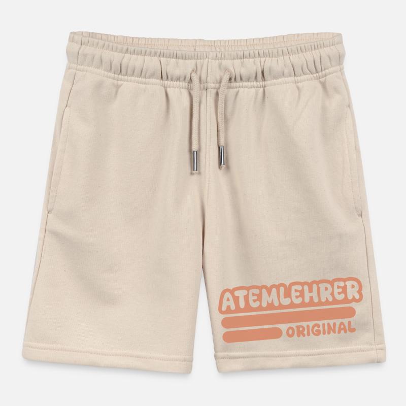 Gift for Breathing Instructor Kids Organic Sweat Shorts by Stanley/Stella
