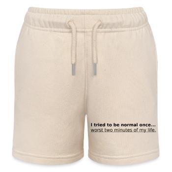 To be normal - Kinder Organic Joggingshorts Mini Bolter von Stanley/Stella - Natur - Vorne
