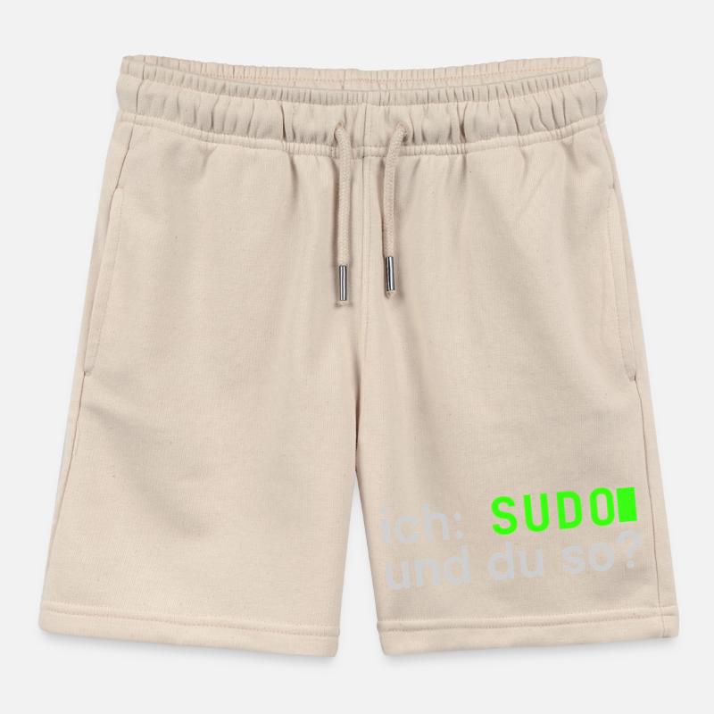 ich: SUDO und du so? Linux Spruch - Programmierer Kinder Organic Joggingshorts Mini Bolter von Stanley/Stella